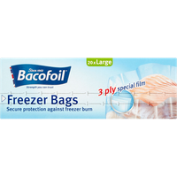 Bacofoil 3 Ply Special Film Freezer Bags Large - 20 pcs