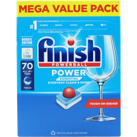Finish Powerball All In One Regular Fresh Dishwasher Tablets - 70 Pcs