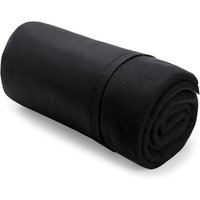 BasicPlus Fleece Blanket with Cover - Black