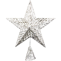 Gisela Graham Gold Glitter Christmas Tree Star