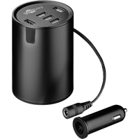 Goobay Cup Holder Car charger with 5 USB ports