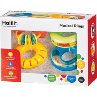 Halilit Musical Rings Baby Rattle Set