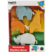 Halilit Savannah Rhythm Band Musical Instrument Set