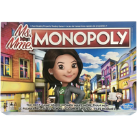 Hasbro Ms. Monopoly The First Game Where Women Make More Than Men Board Game (English/French)