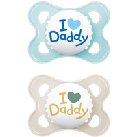 MAM Original I Love Daddy 2-6m Pacifier – 2 pcs