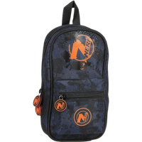 Zainetto porta matite Nerf 5 in 1 - Nero e mimetico blu navy