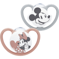 NUK Disney Space 6-18m Pink Pacifier – 2 pcs
