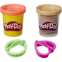 Play-Doh Kitchen Creations Modelling Clay - Red & Brown