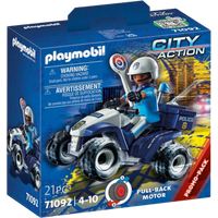 Playmobil City Action цагдаагийн квад (татах мотортой)
