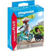 Playmobil Special Plus Cargo Bicycle With Child Trailer – 70601