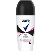 Sure Invisible Pure 48H Anti-Perspirant Roll On – 50 ml – Giallo