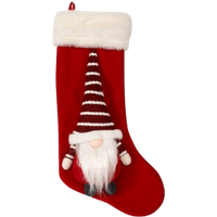Three Kings Christmas sock with elf
