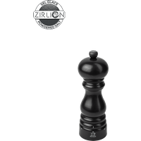Manual Salt Mill in Wood, u'Select , Satin Black, 18 cm - 7in Paris u'Select