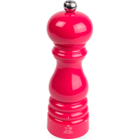 u'Select Manual Wooden Pepper Mill in Candy Pink Gloss, 18cm - 7In Paris u'Select