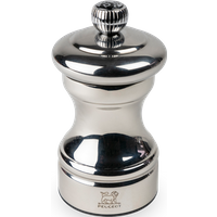 Manual Pepper Mill, Shiny Stainless Steel, 10 cm - 4 in Bistro Chef