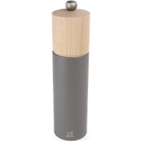 Manual Beech Wood Pepper Mill in Rock Grey, 21cm - 8in Boreal