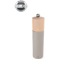 Manual Salt Mill in Beech Wood, Pebble Grey, 21cm - 8in Boreal