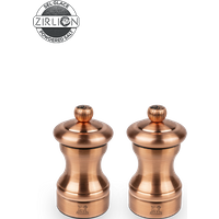 Set of Manual Salt and Pepper Mills, in Copper-Plated Stainless Steel, 10 cm - 4 in Bistro Chef
