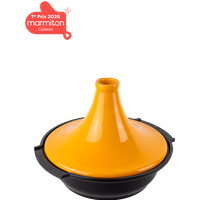Tagine All Heat Sources, Saffron Yellow, 30 cm - 11.75 in Atlas