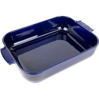 Peugeot Appolia Rectangular Ceramic Baking Dish, 13" x 11" - Blue