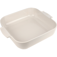 Peugeot Appolia Square 11.5" Ceramic Baking Dish - Ecru