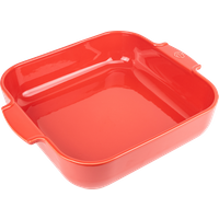 Peugeot Appolia Square 11.5" Ceramic Baking Dish - Red