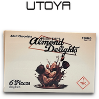 Delta 9 Almond Delights Chocolate Minis | 6 Pack | 20 mg Each