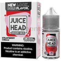 Juice Head Dessert Salts Strawberry Cream E-Juice 30ml