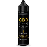 1000mg Flavoured CBD E Liquid 50ml - Butterscotch Custard