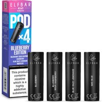 Elf Bar 4-in-1 Prefilled Pods 4-Pack-Blueberry Edition