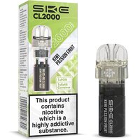 Kiwi Passion Fruit SKE Crystal 2000 Prefilled Pods