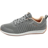Freizeitschuhe Sneaker Turnschuhe Hellgrau-Pink 37