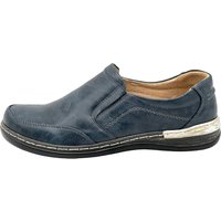 Mokassins Halbschuhe Slipper Blau 41