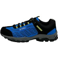Wanderschuhe Trekkingschuhe Outdoor Königsblau-Schwarz 43