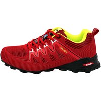 Running Trekkingschuhe Sportschuhe Rot-Schwarz 42