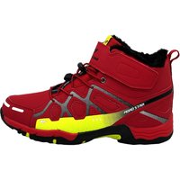 Herren Wanderschuhe gefütterter Stifel Rot-Grün-Weiß 36