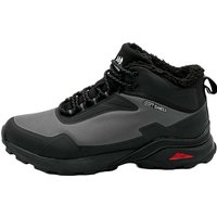Gefütterte Wanderschuhe Outdoorschuhe Stiefel Schwarz-Dunkelgrau 41