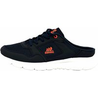Pantoletten Sandalette Slipper Sabots Navy-Orange 41