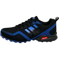 Laufschuhe Sneaker Turnschuhe Schwarz-Königsblau 41