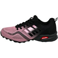 Laufschuhe Sneaker Turnschuhe Helllila-Schwarz 36