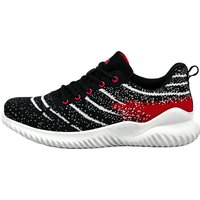 Laufschuhe Running Trekkingschuhe Schwarz-Grau-Rot 42