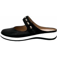 Damen Clogs Komfortable Slipper Schwarz 40 EU