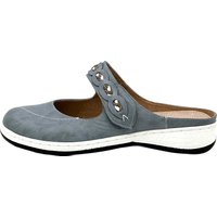 Damen Clogs Komfortable Slipper Blau 40 EU