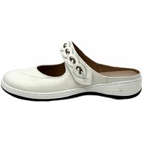 Damen Clogs Komfortable Slipper Weiß 39 EU