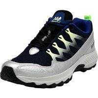 Wanderschuhe Schnellverschluss Grau Navy Hellgrün 41 EU