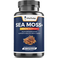 Sea Moss+ 60 Capsules - 1405mg Per Serving