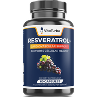 Resveratrol+ 60 Capsules - 600mg Per Serving