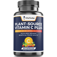 Plant-Source Vitamin C Plus - 60 Capsules - 973mg Per Serving