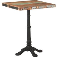 Vodali Mobilier Table de bistro 60x60x76 cm Bois massif de récupération