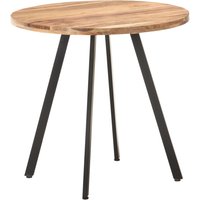 Vodali Mobilier Table de salle à manger 80 cm Bois daposacacia solide